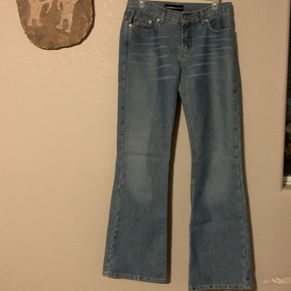 Price Drop: Express Jeans, Hipster Flare, Size: 7/8 Long